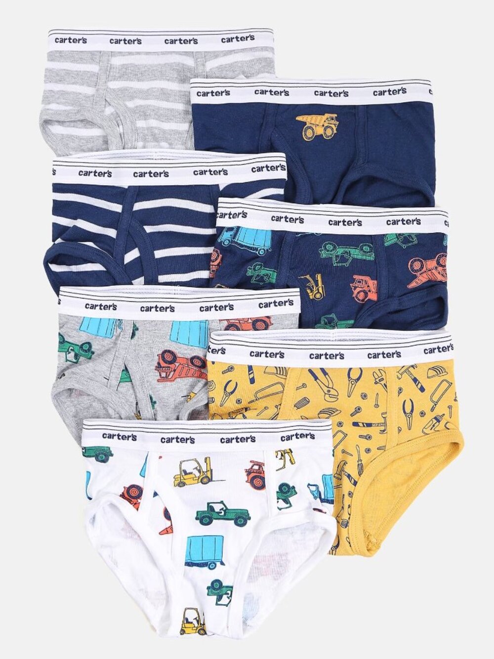 Carter's 7-Pack Boys Briefs Underwear